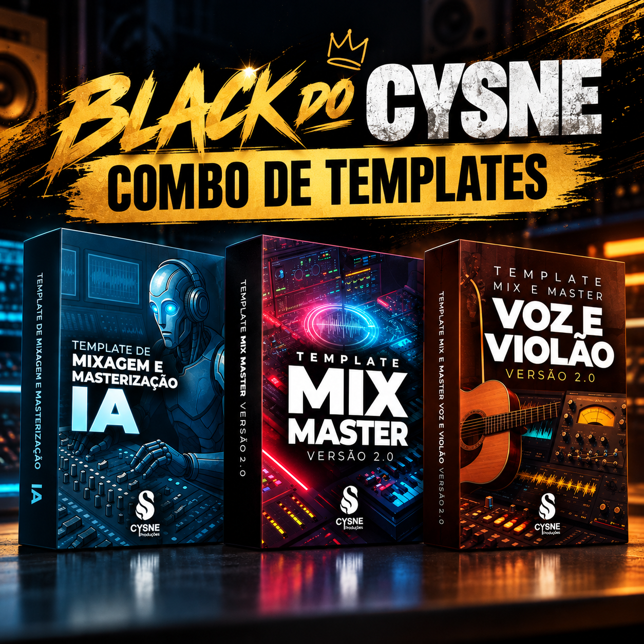Template Mix e Master 2.0, incluído no combo
